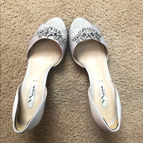 Nina Emiko Dress Pump, size 9, silver - Picture 7 of 9